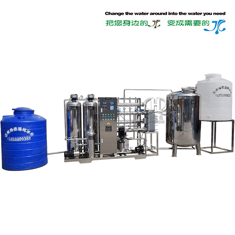 1 ton reverse osmosis and EDI ultrapure deionized water system